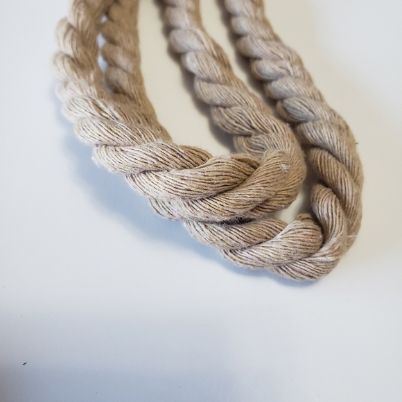 Woven Waistband Women Waist Belt Hemp Rope Vintage Round Buckle - Picture 6 of 9